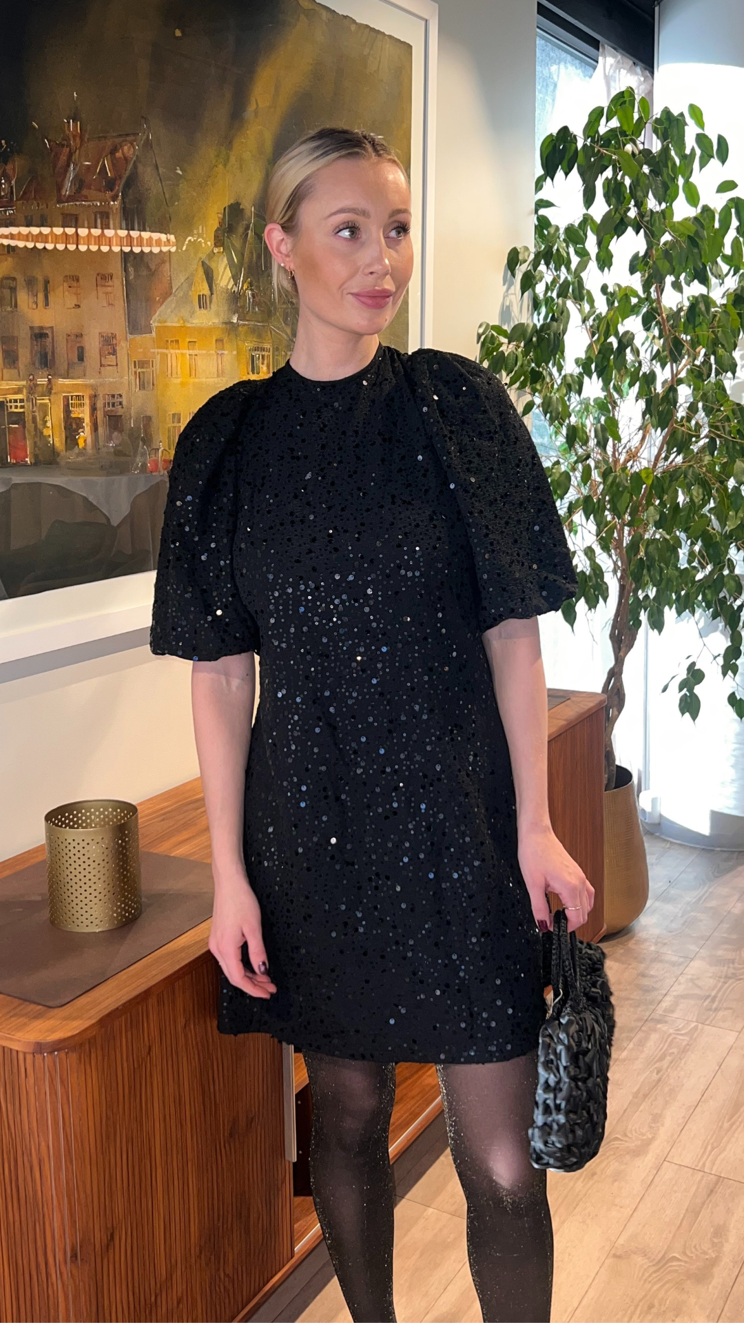 PASTIS SHORT DRESS BLACK