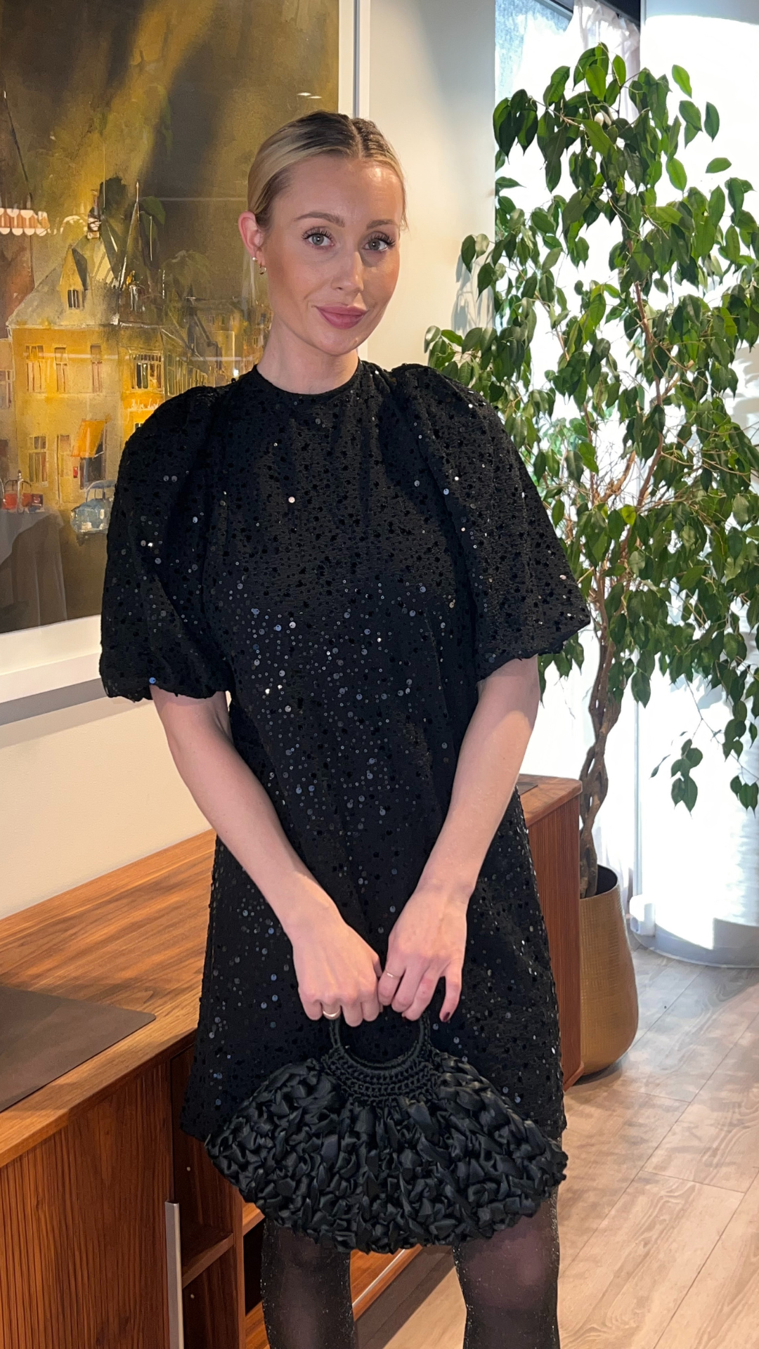 PASTIS SHORT DRESS BLACK