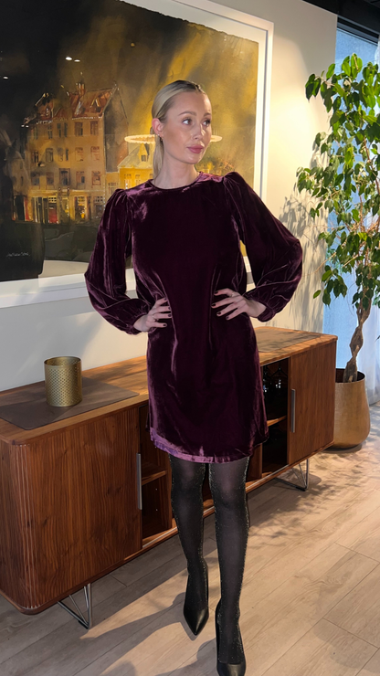 LUNA VELVET DRESS PORT