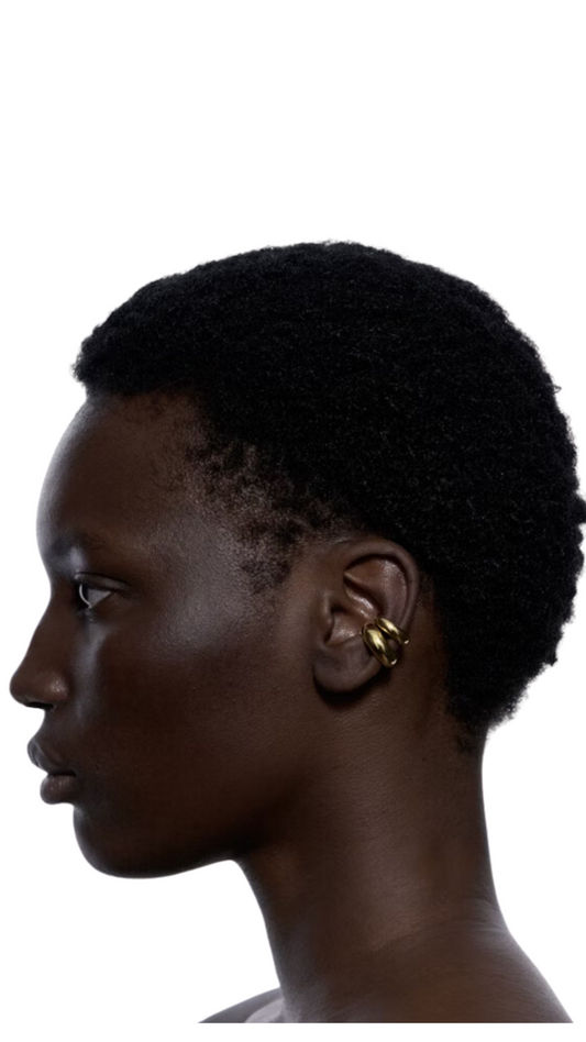 Omotesando Chunk Ear Cuff Gold