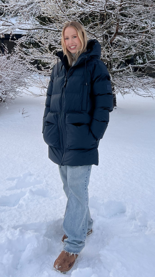 ALTA LONG PUFFER CARGO JACKET W3T4 NAVY