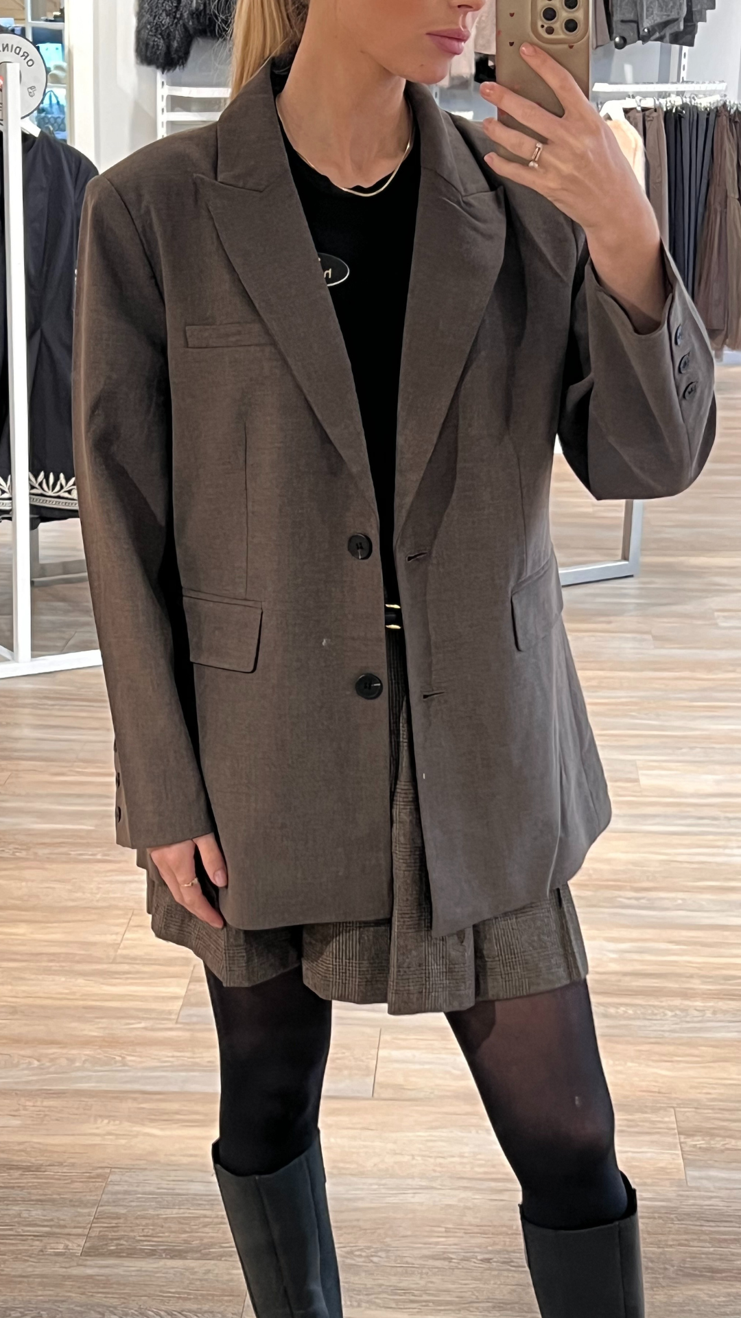 THE KID WOOL BLAZER BROWN