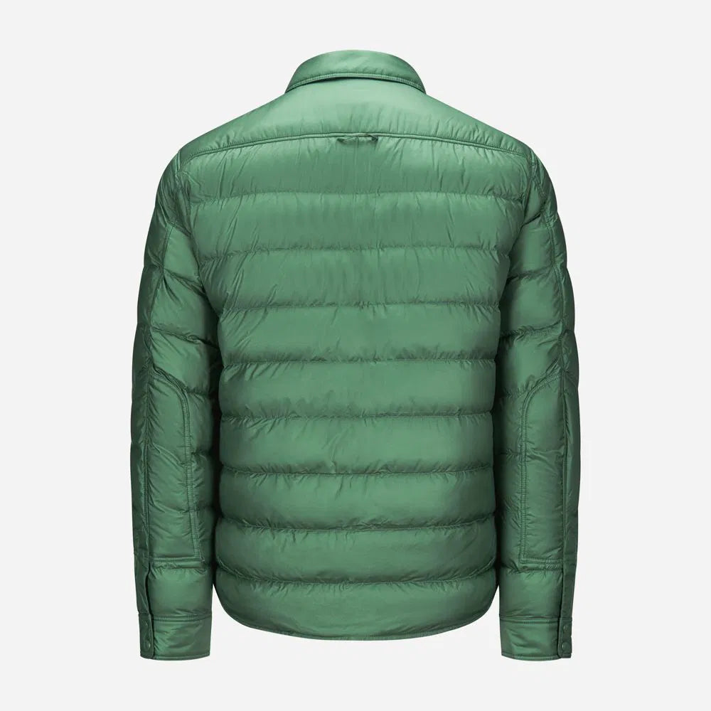 INSULATED SHIRT JACKET WASHED FOREST