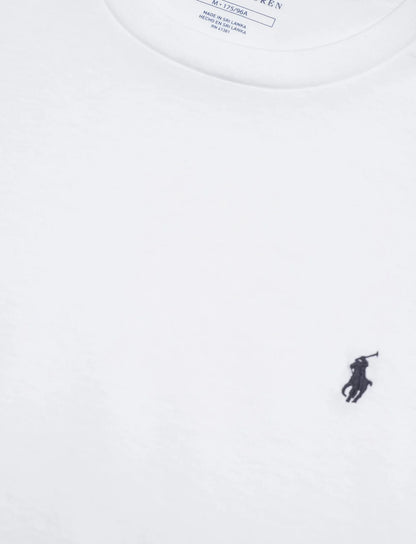 COTTON JERSEY SLEEP SHIRT WHITE