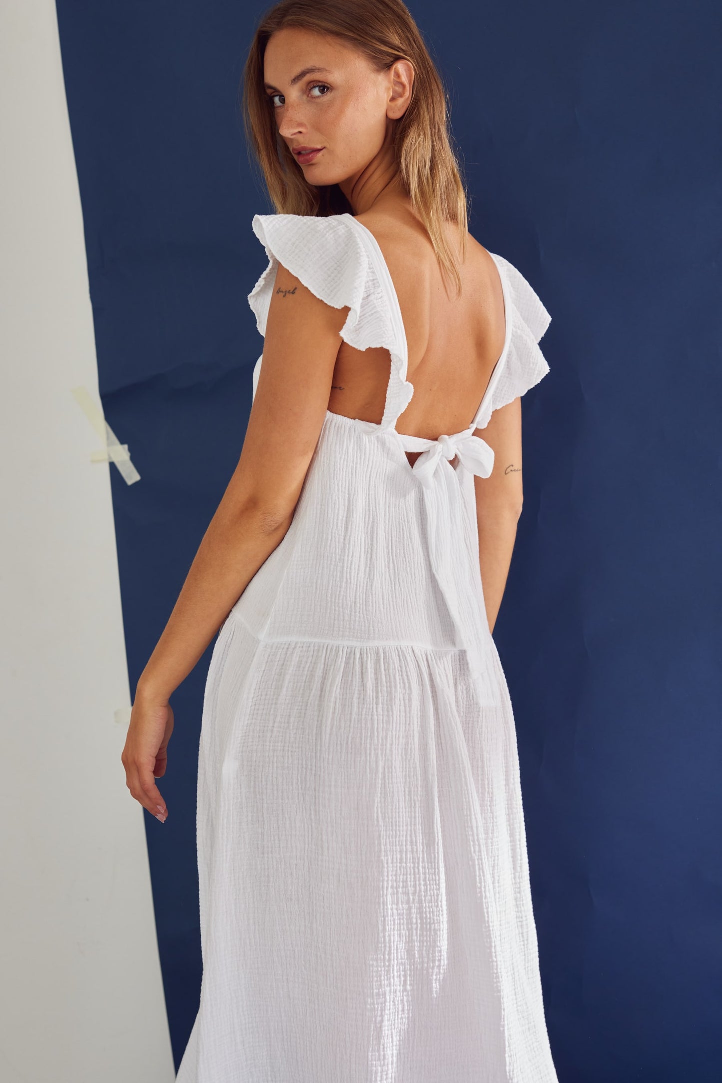 LINA DRESS WHITE