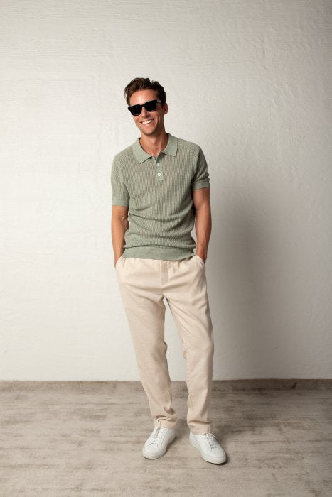 RICARDO KNIT POLO LORDEN GREEN