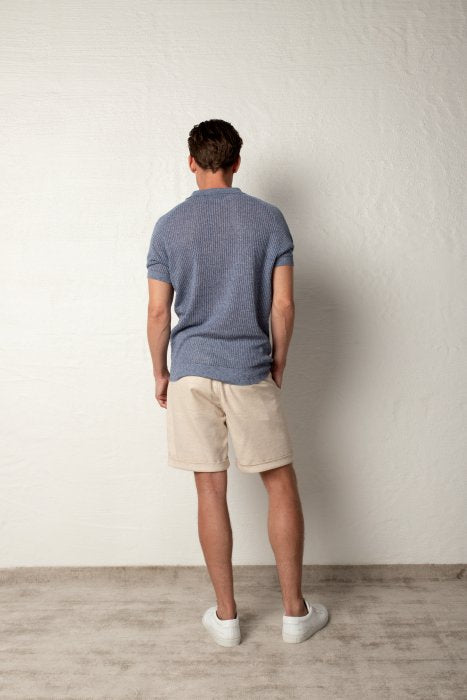 RICARDO KNIT POLO CORONET BLUE