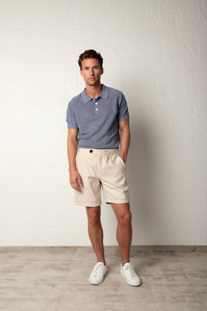 RICARDO KNIT POLO CORONET BLUE