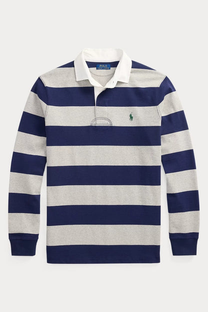 CLASSIC FIT LONG SLEEVE GREY BLUE