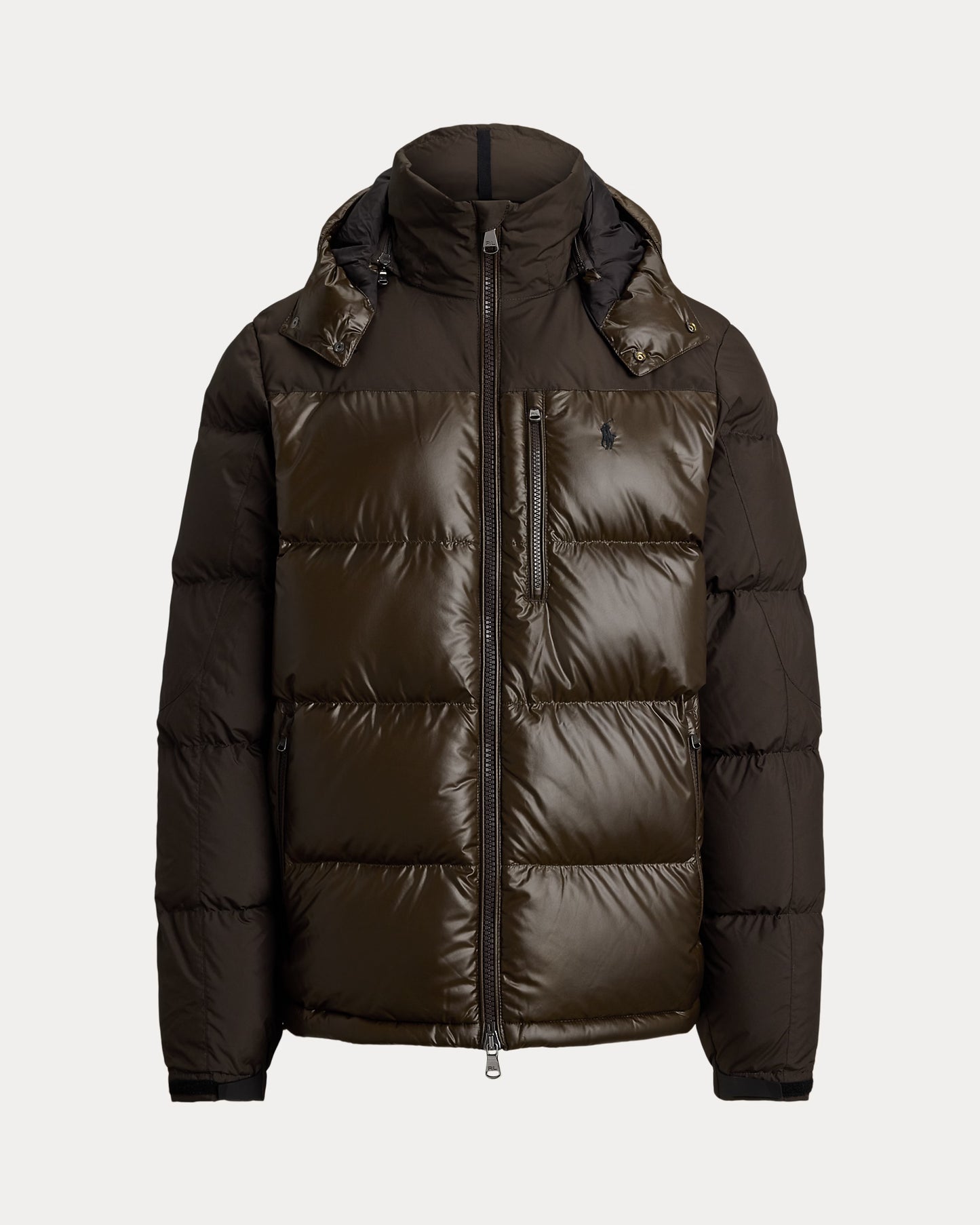GORHAM TWO-TONE DOWN JACKET ANTIQUE BROWN