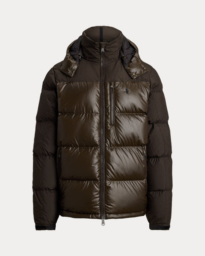GORHAM TWO-TONE DOWN JACKET ANTIQUE BROWN