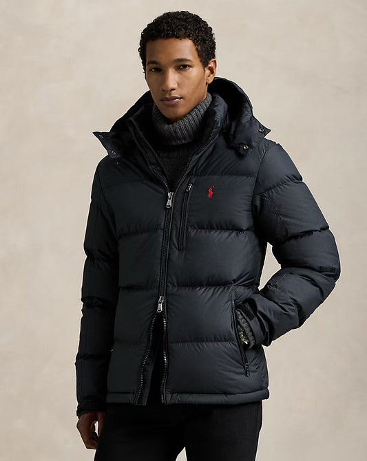 GORHAM DOWN JACKET POLO BLACK