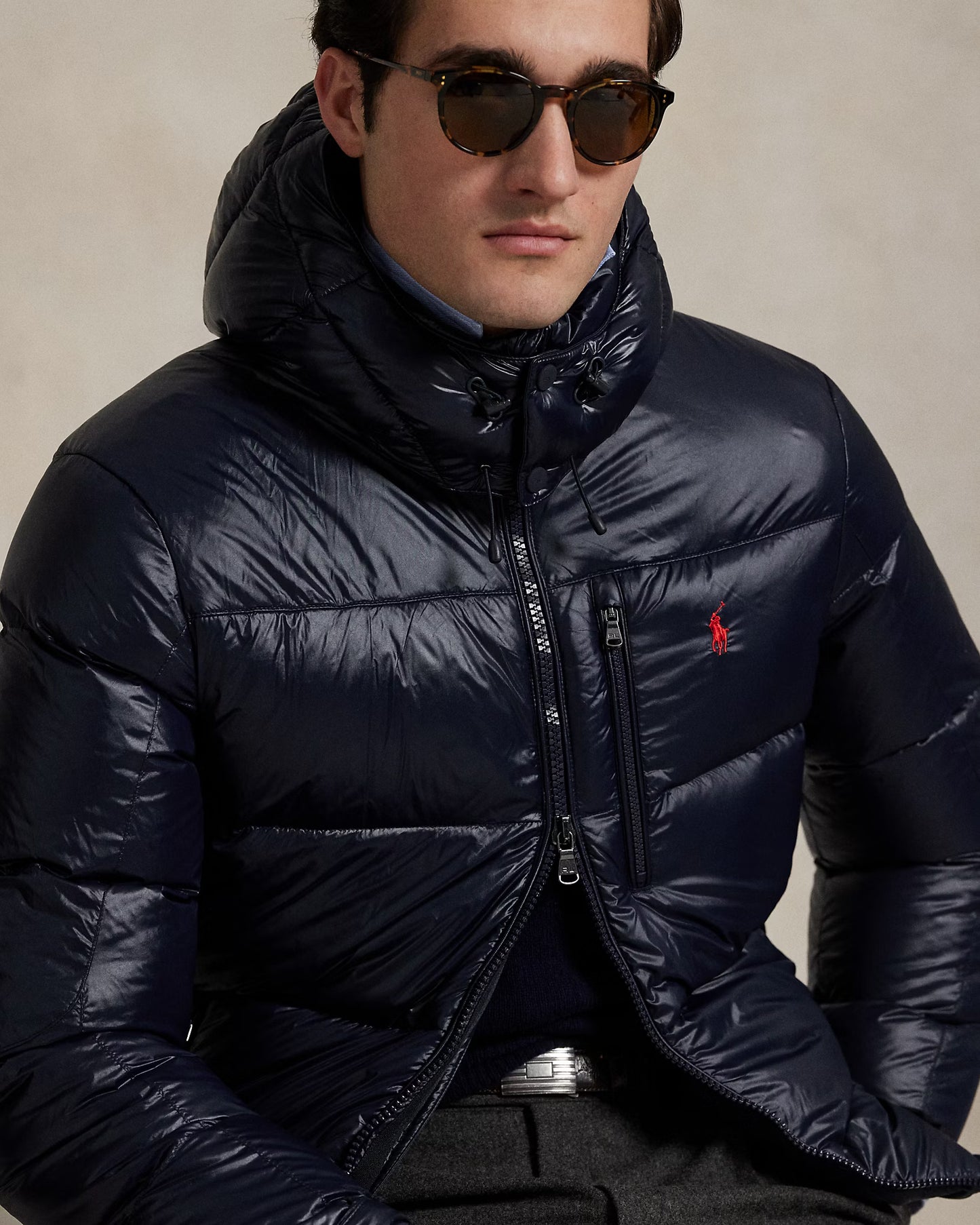 GORHAM DOWN JACKET SHINY NAVY