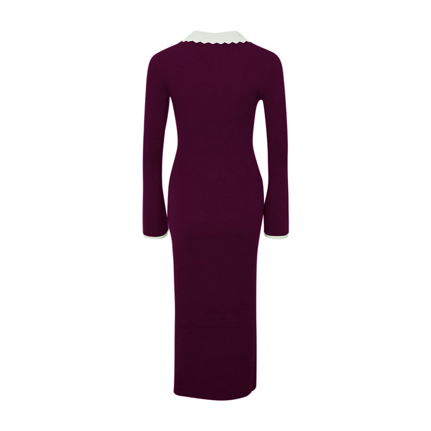 LIVVY KNIT DRESS WINE SUGAR