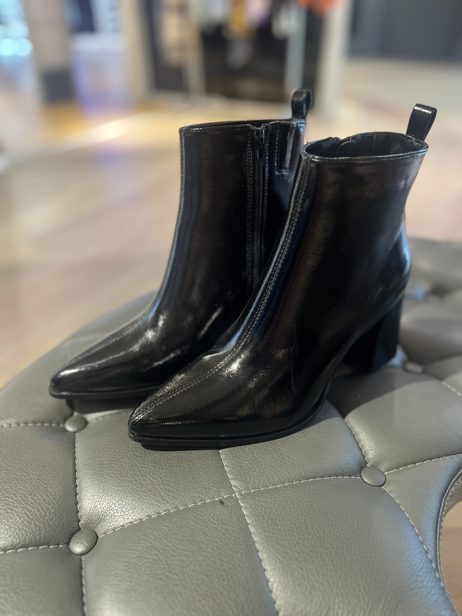 BLAZE -1 PATENT PU BOOT SORT