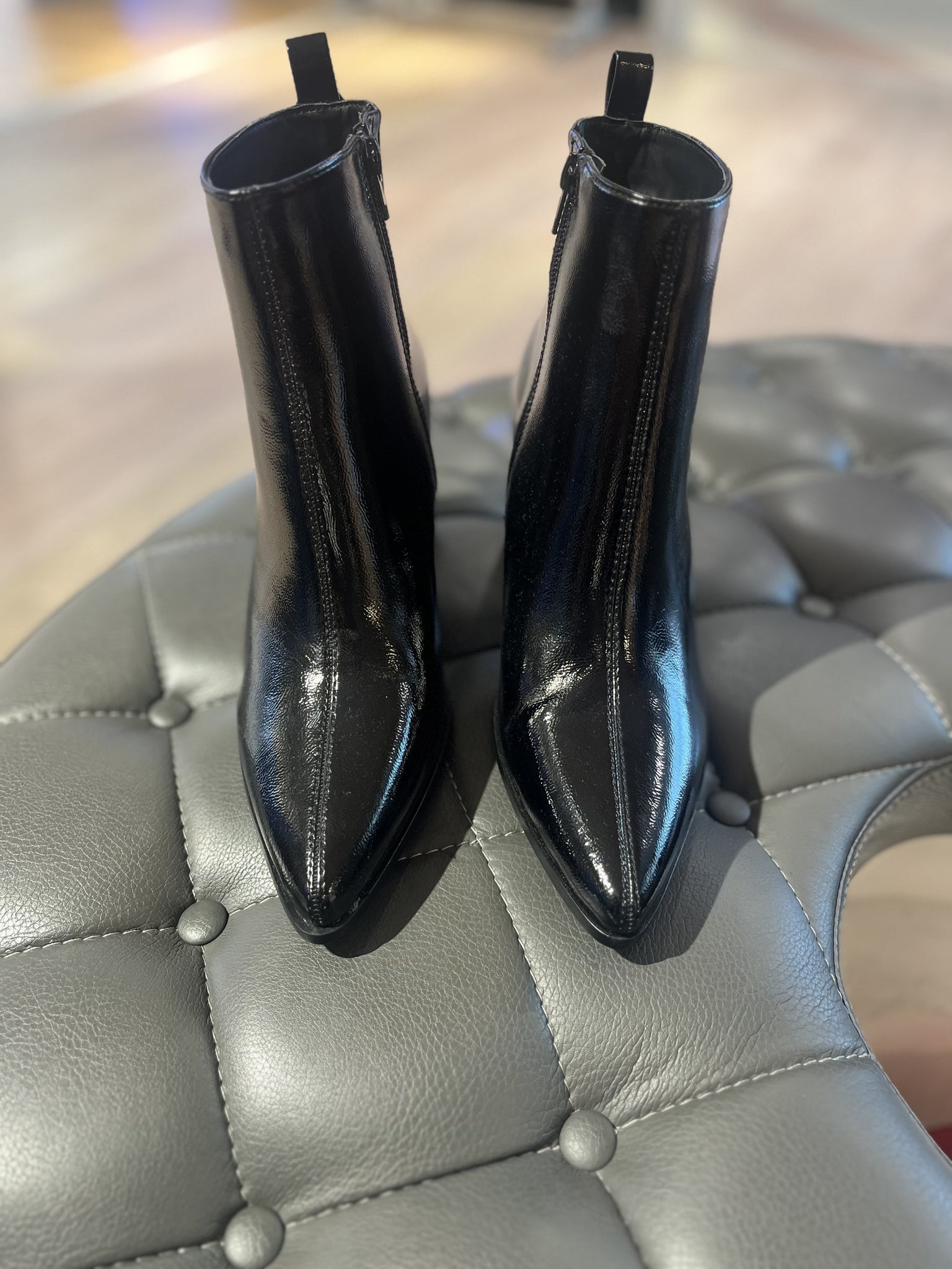 BLAZE -1 PATENT PU BOOT SORT