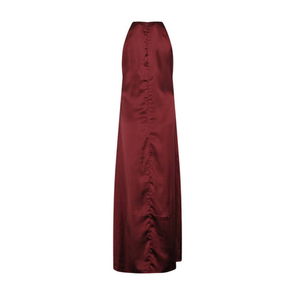 LACIE DRESS DUSTY MAHOGANY