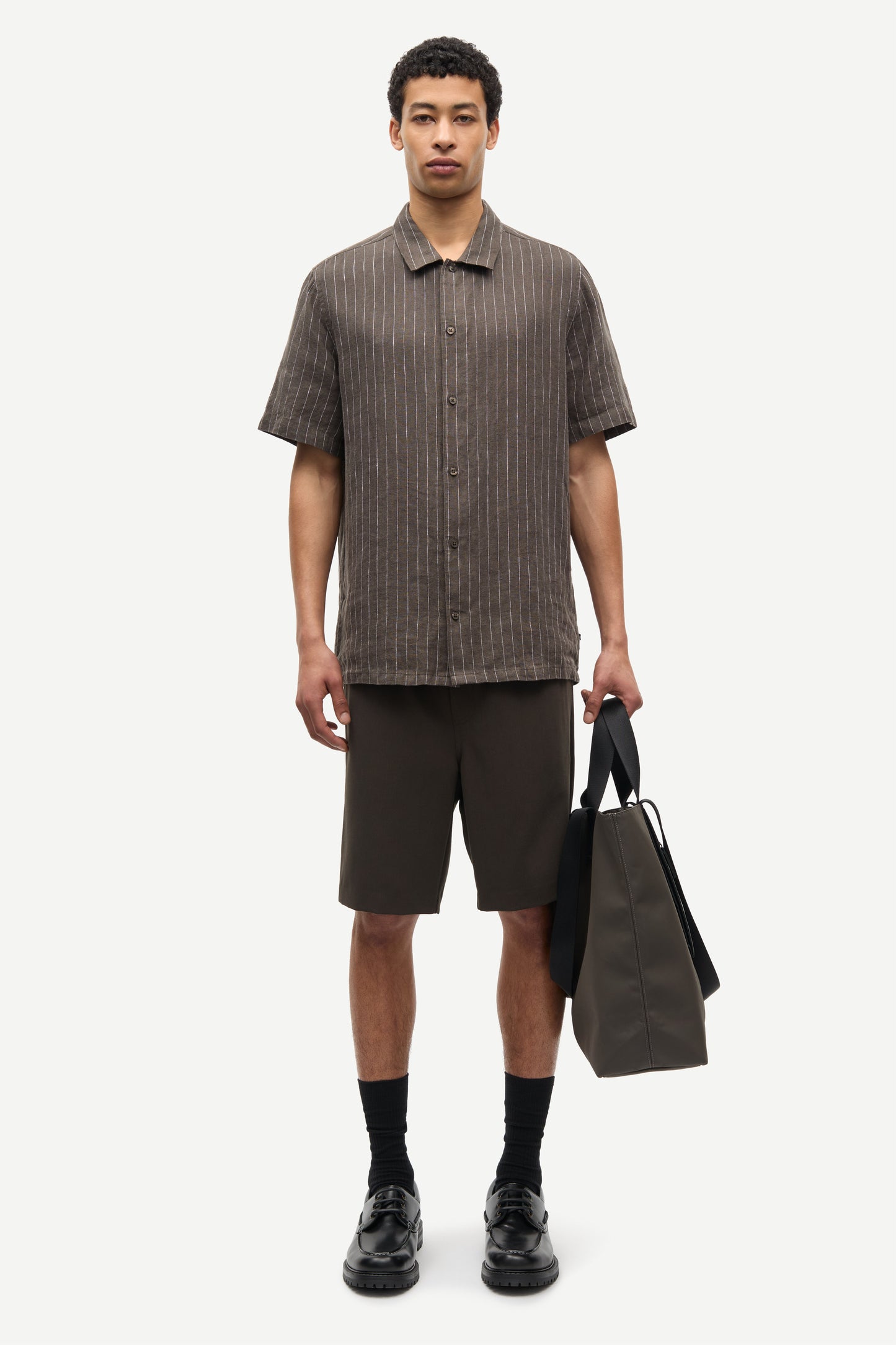 SAAVAN JX SHIRT BLACK/OLIVE