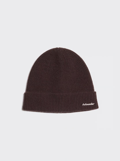 MILLI WOOL BEANIE DARK BROWN