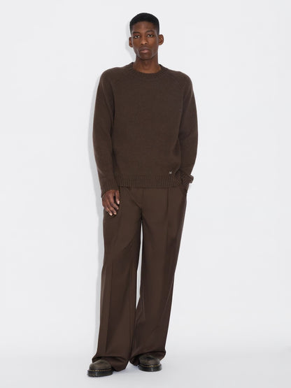 WOOL CREW DK. BROWN