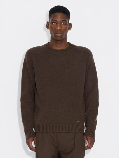WOOL CREW DK. BROWN
