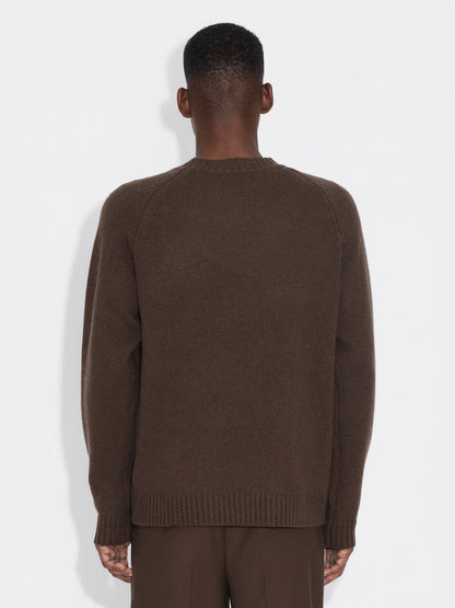 WOOL CREW DK. BROWN