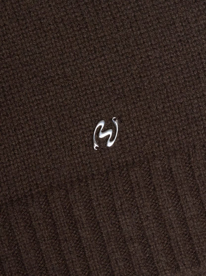 WOOL CREW DK. BROWN