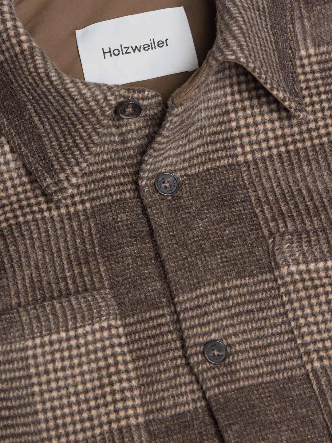 MILDEW FLANNEL OVERSHIRT BROWN CHECK
