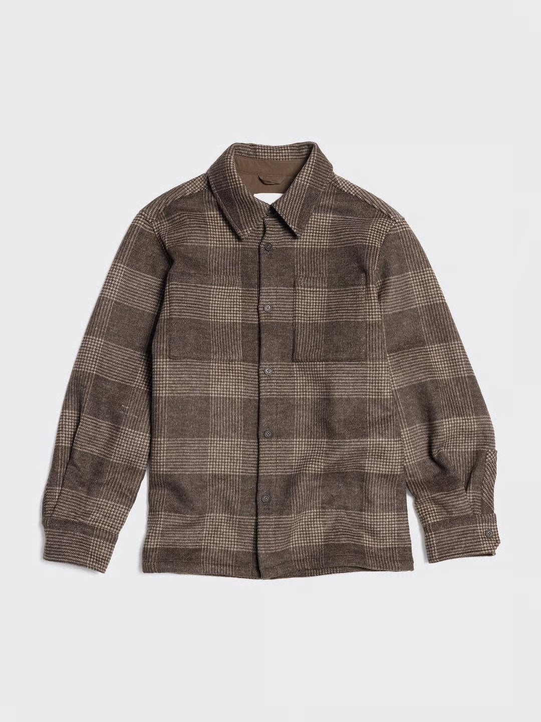 MILDEW FLANNEL OVERSHIRT BROWN CHECK