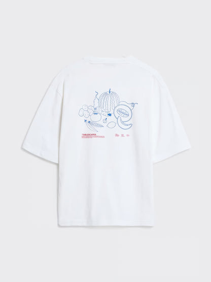 RANGER NATIONAL SKETCH TEE WHITE
