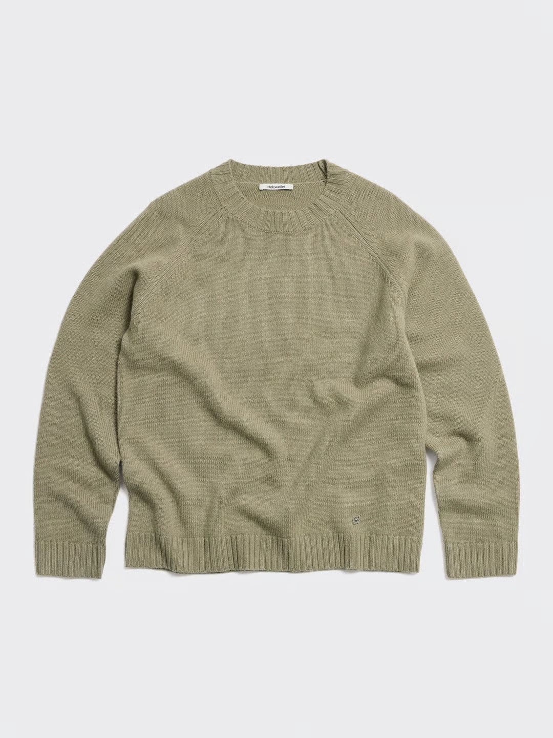WOOL CREWNECK SWEATER GREEN
