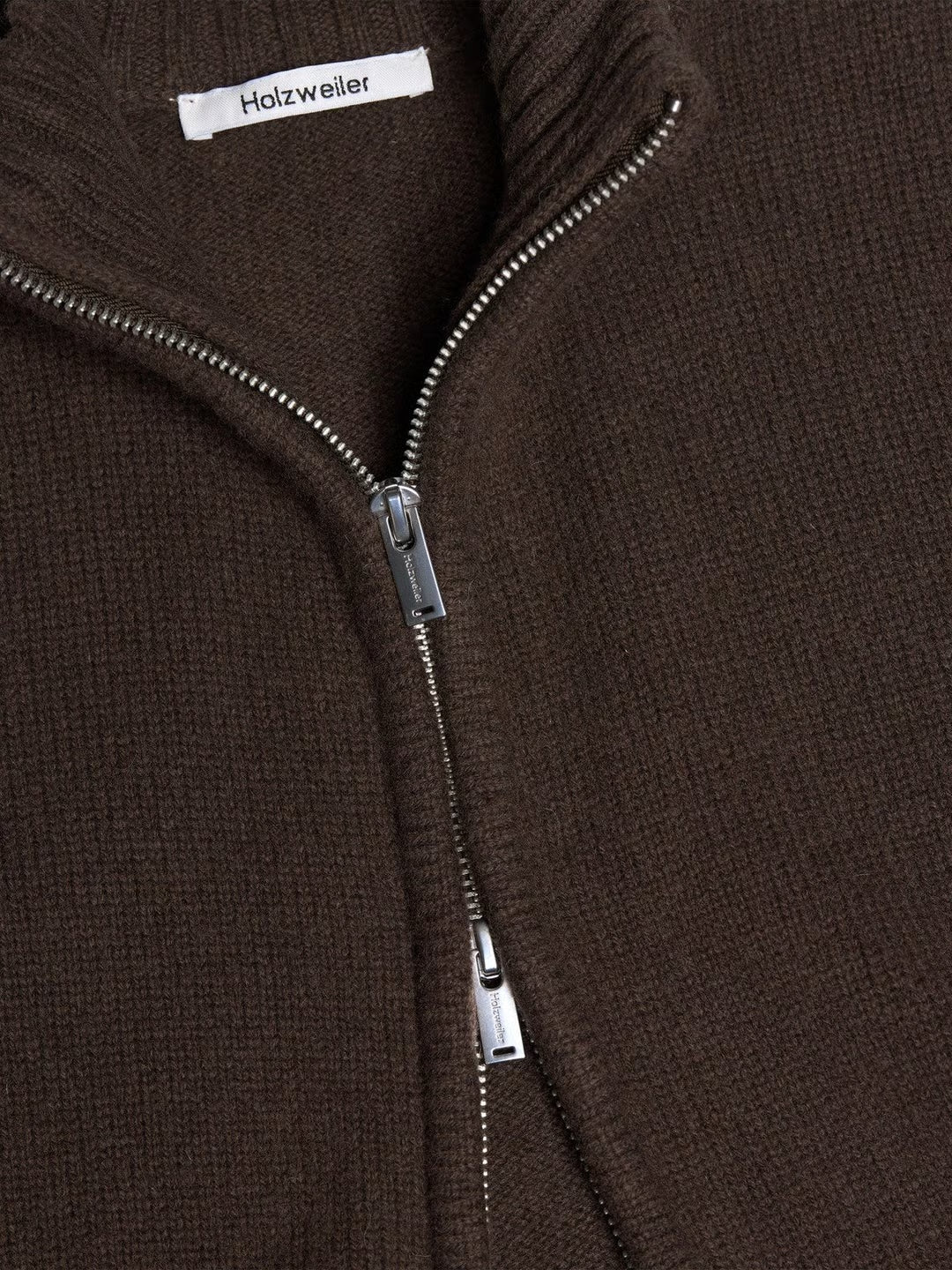 M. WOOL ZIP CARDIGAN