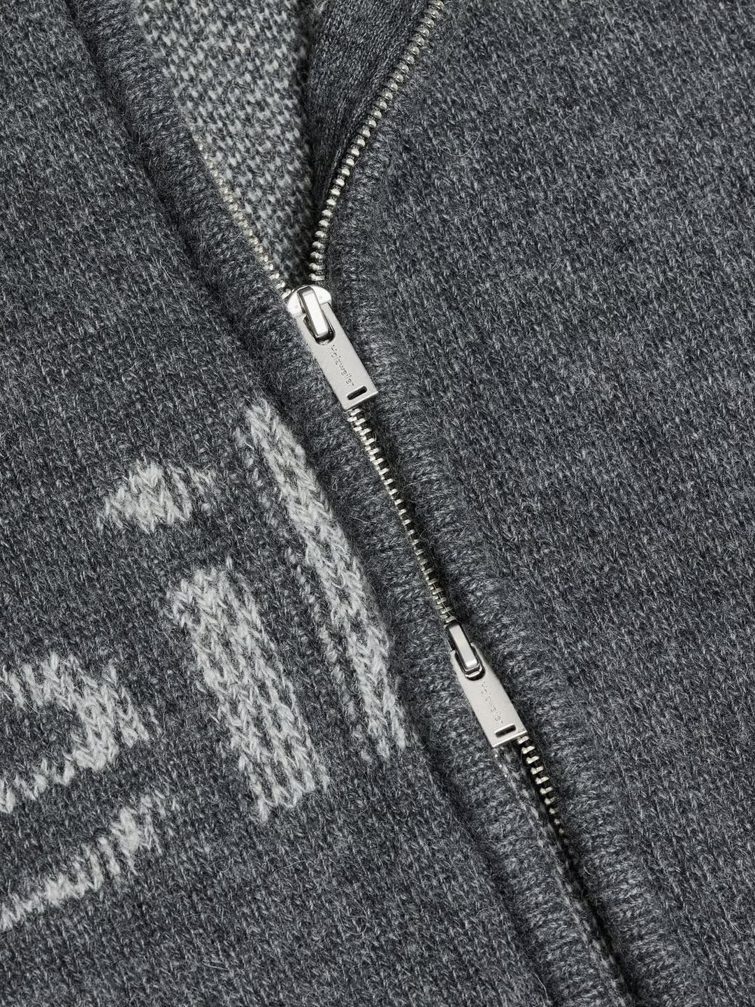HAZA LOGO WOOL CARDIGAN