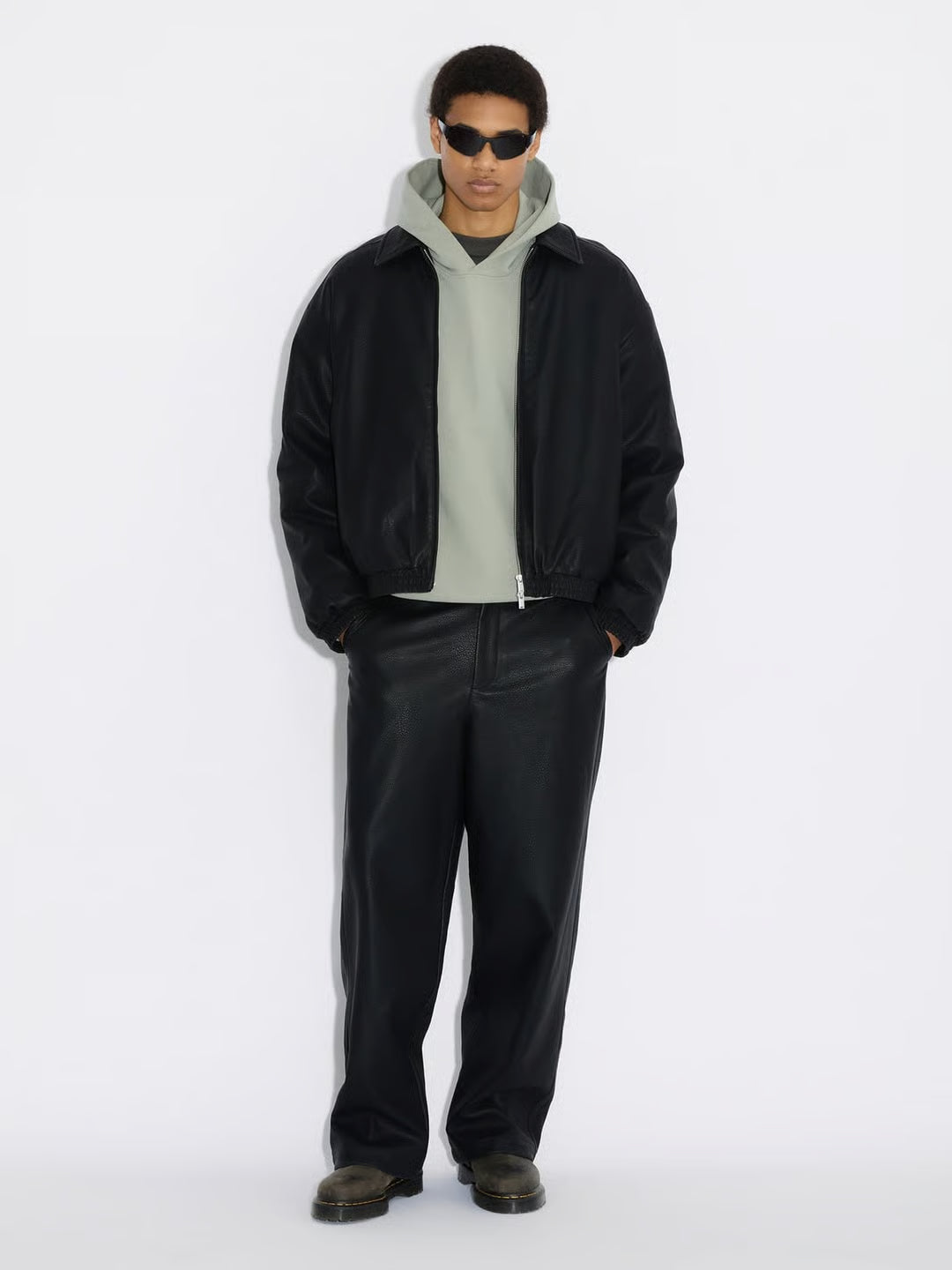 RELAXED LOGO HOODIE - TEAL