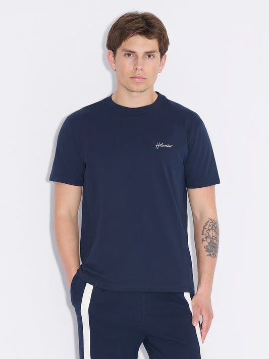 TUCKER EMBROIDERY TEE NAVY