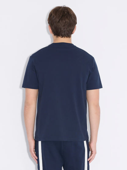 TUCKER EMBROIDERY TEE NAVY