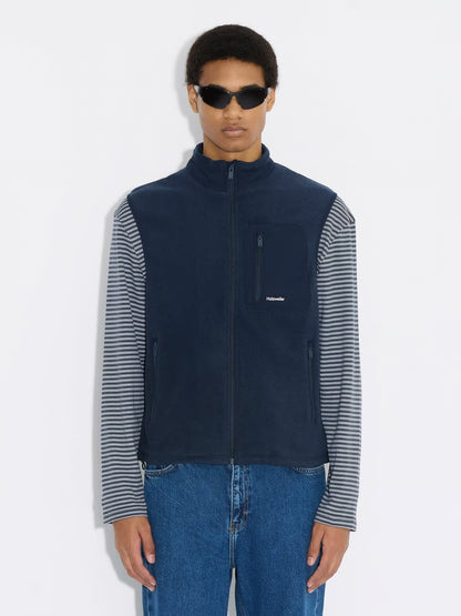 DOVRE FLEECE VEST -BLÅ