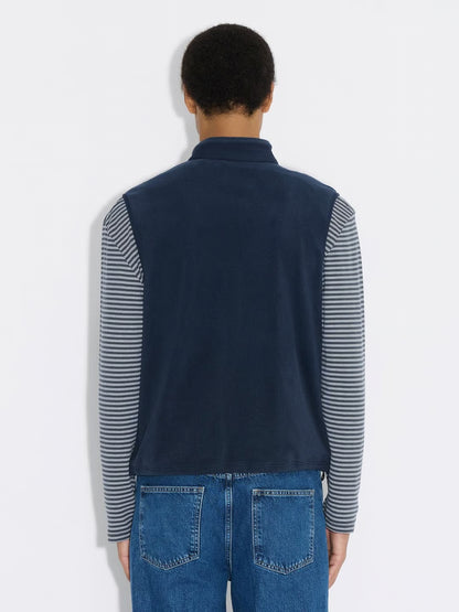 DOVRE FLEECE VEST -BLÅ