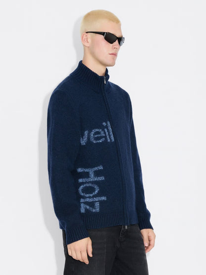 HAZA LOGO ZIP CARDIGAN