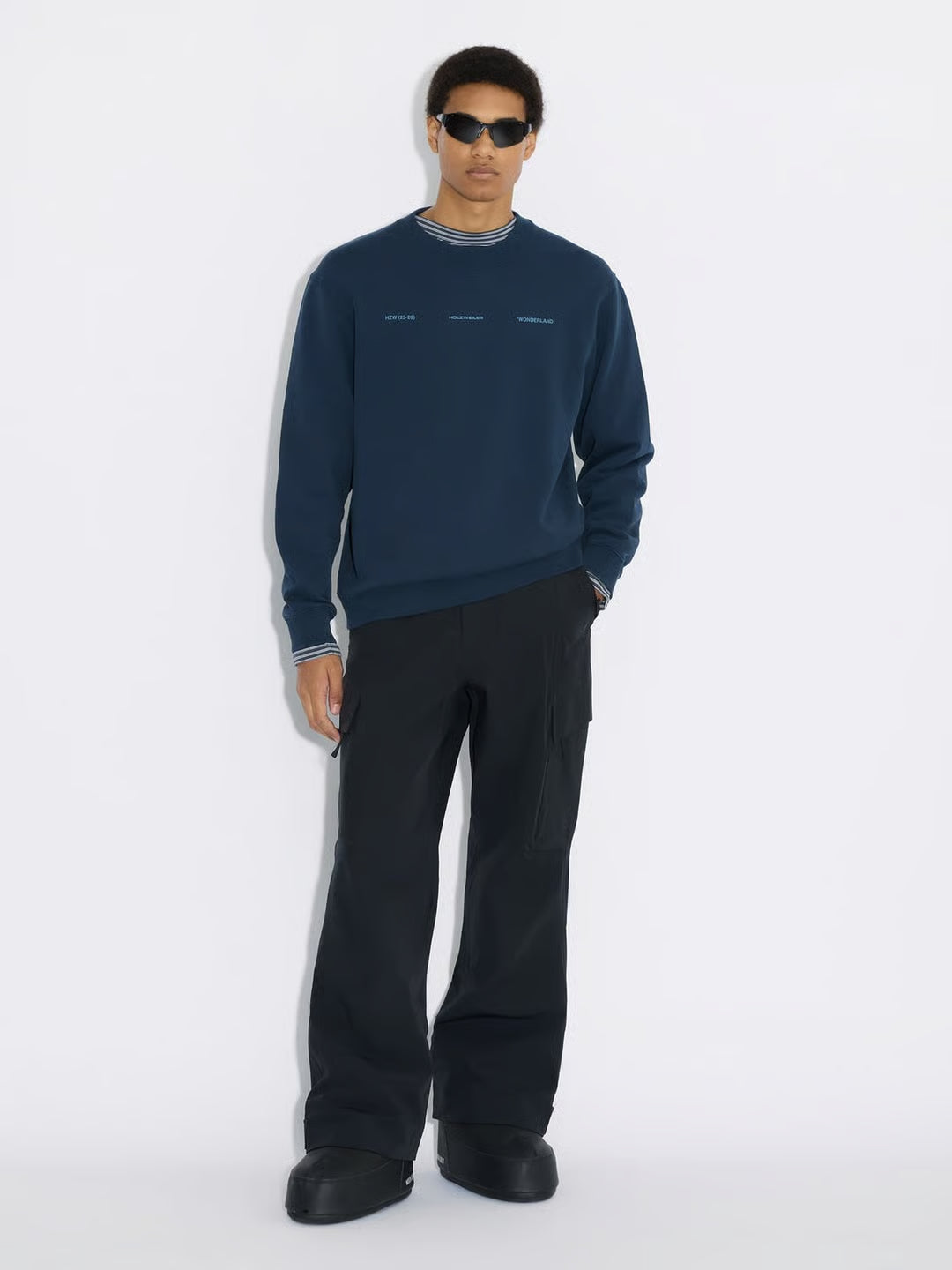 DUKE NATIONAL CREWNECK SWEATER - BLÅ