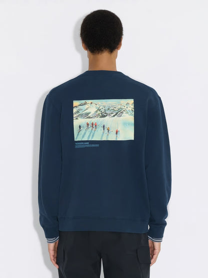 DUKE NATIONAL CREWNECK SWEATER - BLÅ