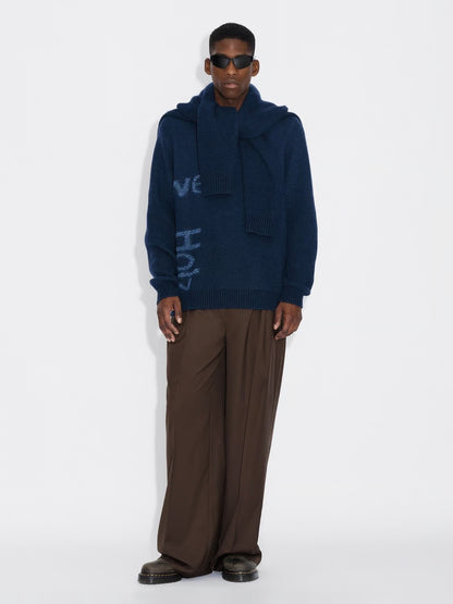 HAZA LOGO CREW BLUE MIX