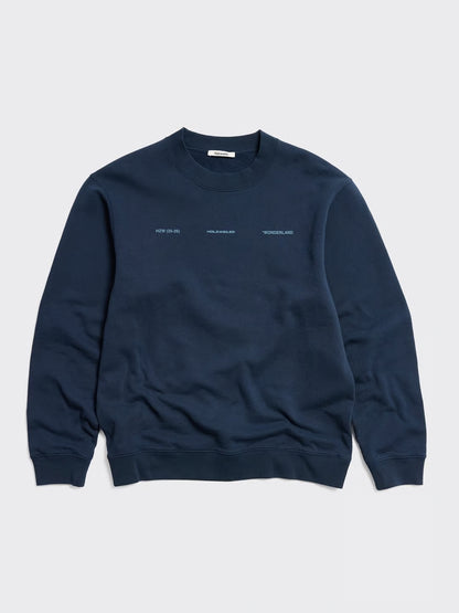 DUKE NATIONAL CREWNECK SWEATER - BLÅ
