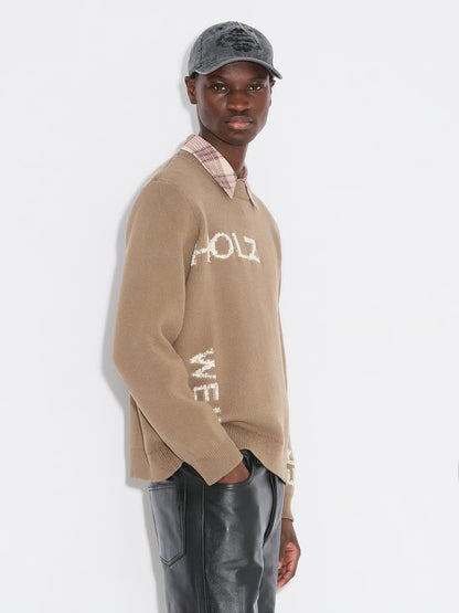 HAZA SUMMER LOGO CREW BEIGE