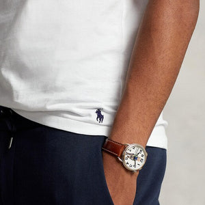 CUSTOM SLIM FIT LOGO T-SKJORTE HVIT