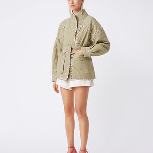 MANTEAU ENZO JAKKE KAKI