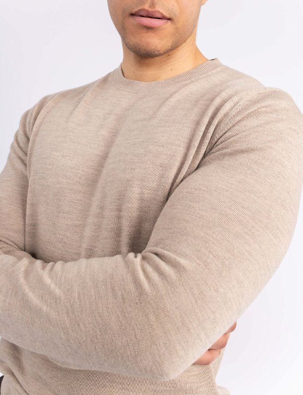 MILANO CREWNECK BEIGE GENSER