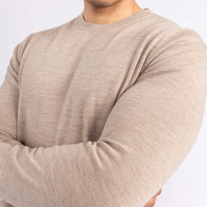 MILANO CREWNECK BEIGE GENSER