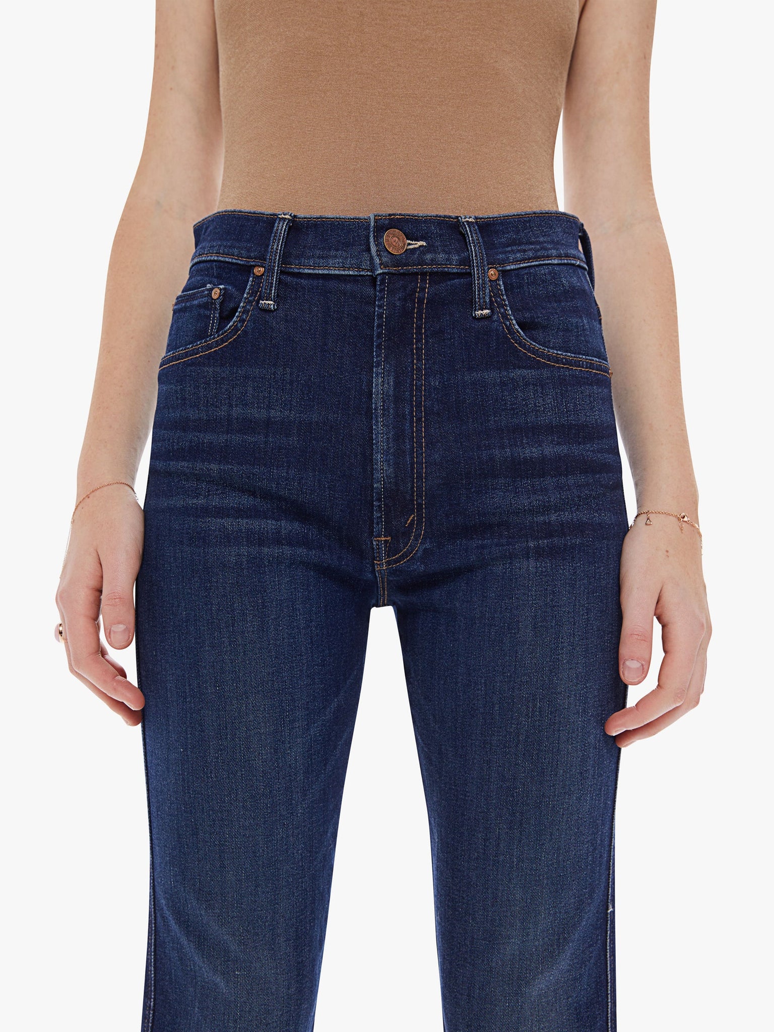 HW DOUBLE RIDER SKIMP JEANS BLÅ