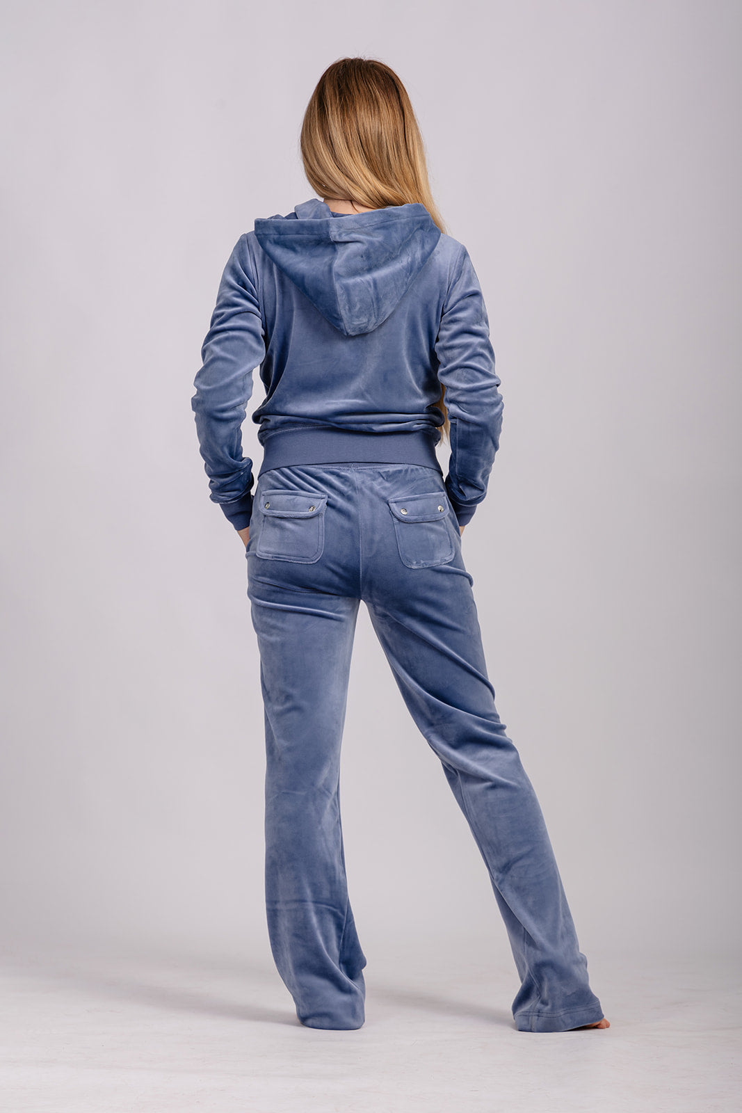 ROBERTSON CLASSIC VELOUR HETTEGENSER BLÅ